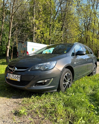 Opel Astra cena 45000 przebieg: 88955, rok produkcji 2015 z Warszawa małe 154